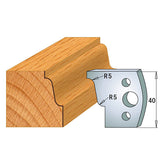CMT 690.031 PROFILE KNIVES FOR INSERT SHAPER SYSTEM SP 1-37/64”x5/32”  (40x4mm)